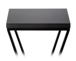 Kwietnik stojący 40 cm z blatem MDF LOFTWykonany z metalu oraz płyty MDF solidny i stylowy kwietnik w stylu industrialnym oraz L