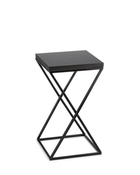 Kwietnik stojący 40 cm z blatem MDF LOFTWykonany z metalu oraz płyty MDF solidny i stylowy kwietnik w stylu industrialnym oraz L