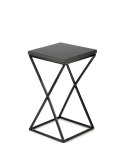 Kwietnik stojący 40 cm z blatem MDF LOFTWykonany z metalu oraz płyty MDF solidny i stylowy kwietnik w stylu industrialnym oraz L