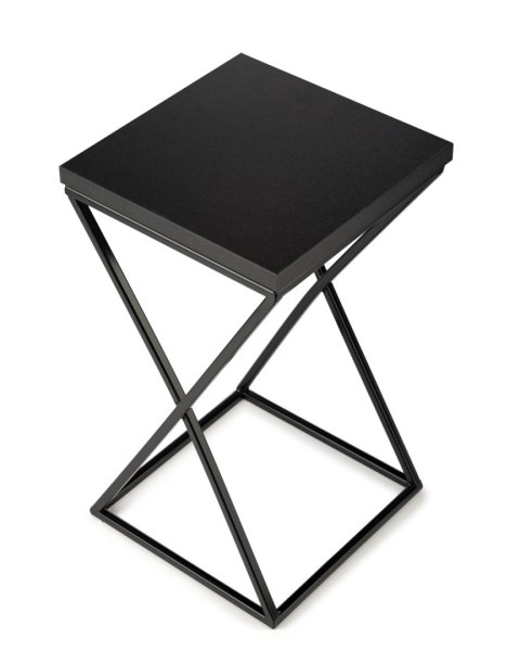 Kwietnik stojący 40 cm z blatem MDF LOFTWykonany z metalu oraz płyty MDF solidny i stylowy kwietnik w stylu industrialnym oraz L