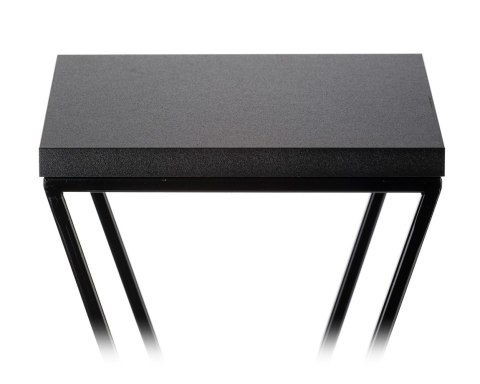 Kwietnik stojący 70 cm z blatem MDF LOFT Wykonany z metalu oraz płyty MDF solidny i stylowy kwietnik w stylu industrialnym oraz 