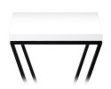 Kwietnik stojący LOFT 40 cm z blatem MDF Wykonany z metalu oraz płyty MDF solidny i stylowy kwietnik w stylu industrialnym oraz 