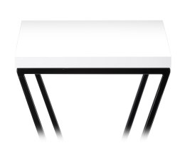 Kwietnik stojący LOFT 40 cm z blatem MDF Wykonany z metalu oraz płyty MDF solidny i stylowy kwietnik w stylu industrialnym oraz 