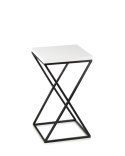 Kwietnik stojący LOFT 40 cm z blatem MDF Wykonany z metalu oraz płyty MDF solidny i stylowy kwietnik w stylu industrialnym oraz 