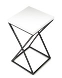 Kwietnik stojący LOFT 40 cm z blatem MDF Wykonany z metalu oraz płyty MDF solidny i stylowy kwietnik w stylu industrialnym oraz 