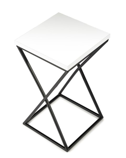 Kwietnik stojący LOFT 40 cm z blatem MDF Wykonany z metalu oraz płyty MDF solidny i stylowy kwietnik w stylu industrialnym oraz 