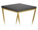 Kwietnik stojący LOFT 70 cm MDF złotyWykonany z metalu oraz płyty MDF w kolorze czarnym, solidny i stylowy kwietnik w kolorze zł