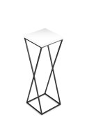 Kwietnik stojący LOFT 70 cm z blatem MDF Wykonany z metalu oraz płyty MDF solidny i stylowy kwietnik w stylu industrialnym oraz 