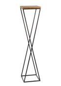 Kwietnik stojący metalowy 100 cm LOFT Wykonany z metalu oraz płyty MDF solidny i stylowy kwietnik w stylu industrialnym oraz LOF