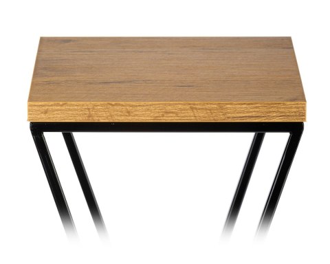 Kwietnik stojący metalowy 100 cm LOFT Wykonany z metalu oraz płyty MDF solidny i stylowy kwietnik w stylu industrialnym oraz LOF