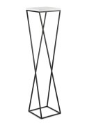 Kwietnik stojak na kwiaty 100 cm LOFT Wykonany z metalu oraz płyty MDF w kolorze białym i czarnym stojakiem, solidny i stylowy k