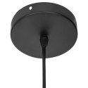 Lampa wisząca Alara Black 45 cm Ażurowy abażur wykonany z metalu, lekka konstrukcja, funkcjonalny oraz stylowo wyglądający dodat