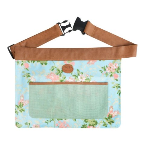 Pas ogrodowy na narzędzia w róże Profesjonalny pas, fartuch marki Esschert Design z licznymi kieszeniami oraz regulacją na wszel