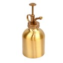 Rozpylacz do wody i perfum złoty Ozdobny spryskiwacz w stylu vintage, wykonany z aluminium w kolorze złotym, sprawdzi się zarówn