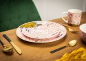 Talerz obiadowy Ashley duży 26 cm wzór 4 Elegancki talerz obiadowy, wykonany z porcelany kostnej inspirowany stylem japońskim o 