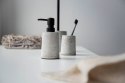 Kubek na szczoteczki Villena Wykonany z cementu, pojemnik na szczoteczki do zębów, prosty, minimalistyczny design