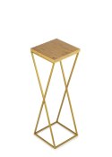Kwietnik stojący 70cm blat Lancelot LOFTWykonany z metalu oraz płyty MDF w kolorze Lancelot i złotym stojakiem, solidny i stylow