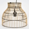 Lampa sufitowa bambus Natural 36x30 cm Ażurowa lampa wykonana z bambusa, minimalistyczny design, doskonała do pomieszczeń w styl