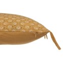 Poduszka dekoracyjna Linah Ocre 40x40 cm Wykonana z miękkiego i przyjemnego w dotyku materiału, zdejmowana poszewka, ozdobiona d