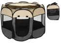 Składana buda dla psa 61x83 cm Składany kojec, buda przenośna, turystyczna dla psa, kota, królika z siatką wentylującą o wymiara
