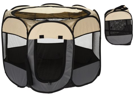 Składana buda dla psa 61x83 cm Składany kojec, buda przenośna, turystyczna dla psa, kota, królika z siatką wentylującą o wymiara
