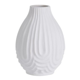 Wazon porcelanowy biały 14x10 cm Dekoracyjny wazon wykonany z porcelany w kolorze białym, sprawdzi się nie tylko jako wazon na c