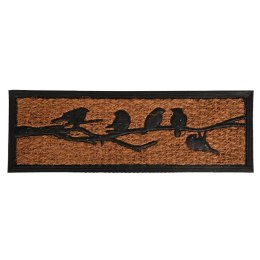 Wycieraczka z motywem ptaków Ozdobna, wycieraczka renomowanej marki Esschert Design wykonana z włókna kokosowego oraz gumy o wym