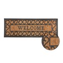 Wycieraczka zewnętrzna Welcome 75 cm Ozdobna, wycieraczka renomowanej marki Esschert Design wykonana z włókna kokosowego oraz gu