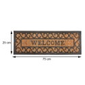 Wycieraczka zewnętrzna Welcome 75 cm Ozdobna, wycieraczka renomowanej marki Esschert Design wykonana z włókna kokosowego oraz gu