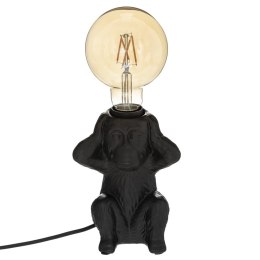 Ceramiczna lampka nocna Monkey Oreille Lampka stołowa o nietuzinkowym wyglądzie, wykonana z ceramiki, kolor czarny