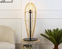 Lampa stojąca podłogowa BOHO PLYWOOD Wykonana z drewnianej sklejki oraz metalu, elegancka i stylowa lampa podłogowa w stylu BOHO