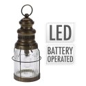 Lampion industrialny led 29 cm Latarnia wyposażona w diody LED, posiada poręczny uchwyt, który ułatwi przenoszenie oraz zawiesze