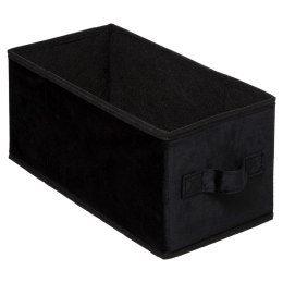 Pojemnik tekstylny 15x31 cm Black welurSkładany i wygodny w użytkowaniu, idealny do przechowywania ubrań, koców, książek bądź za