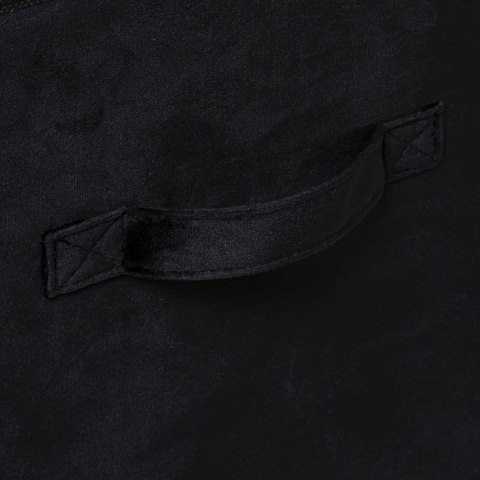 Pojemnik tekstylny 31x31 cm Black welurSkładany i wygodny w użytkowaniu, idealny do przechowywania ubrań, koców, książek bądź za