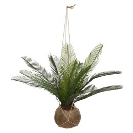 Sztuczna palma w doniczce z kokosaSztuczna palma w doniczce z łupin kokosa, z możliwością podwieszenia. Dekoracja do domu, na ba