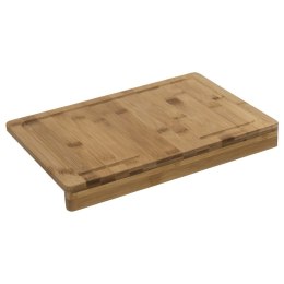Bambusowa deska do krojenia 35x24 cmWykonana z trwałego drewna bambusowego, łatwa w czyszczeniu, sprawdzi się również jako osłon