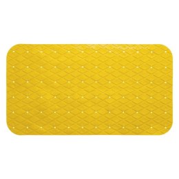 Mata antypoślizgowa 70x35 Żółta Wykonana z tworzywa sztucznego, antypoślizgowa zapewnia bezpieczeństwo w łazience, o wymiarach 7