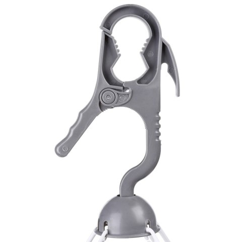 Suszarka na bieliznę z żabkami Wykonana z wytrzymałego tworzywa sztucznego, wyposażona w 26 haków, wymiary 38x29 cm