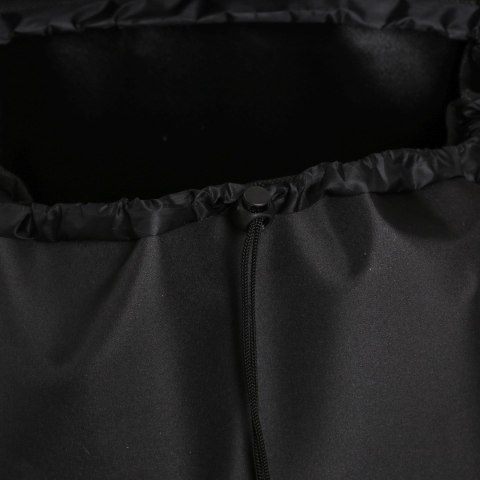 Wózek na kółkach Aquarelle czarny Solidna, pojemna torba wykonana z mocnego materiału w kolorze czarnym, idealny na zakupy, skła