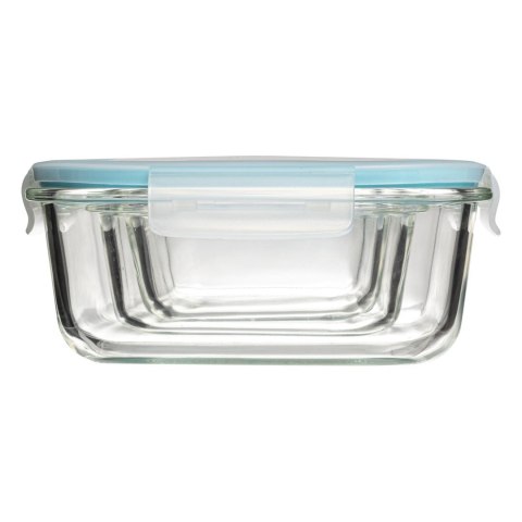 Zestaw 3 pojemników na żywność ClipEatWykonane ze szkła hartowanego, odpowiednie do stosowania w mikrofalówce, piekarniku i prze