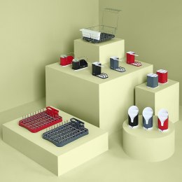 Zestaw na akcesoria kuchenne Caddie Wykonany z tworzywa sztucznego, do zlewu na płyn i gąbkę, o minimalistycznym designie