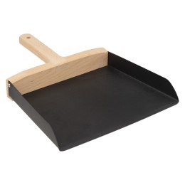 Zestaw zmiotka i szufelka BlackwoodZestaw do sprzątania składający się ze zmiotki z szufelką, wykonany z połączenia drewna i met