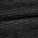 Koc AMBER 150x200 cm czarny Bardzo miękki w dotyku koc ze strukturalnym wzorem 3D z włókien bawełniano-akrylowych