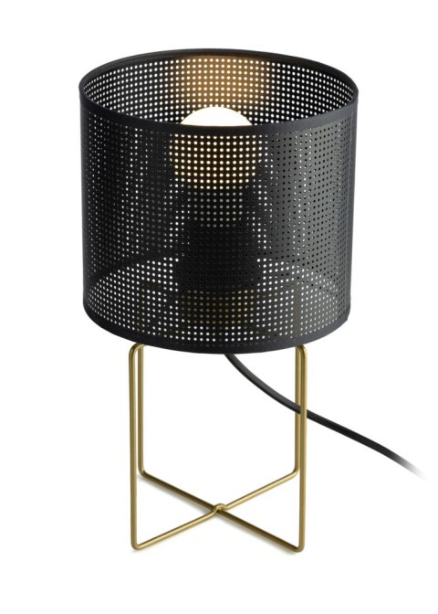 Lampka nocna stołowa 31 cm LOFT 1xE27 Wykonana z metalu stylowa i nowoczesna lampka nocna w stylu industrialnym oraz LOFT