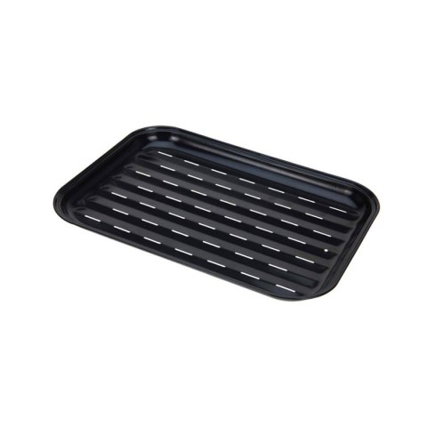 Taca grillowa perforowana 34 cm Płyta grillowa, blacha do pieczenia, wykonana z metalu, idealna do pieczenia mięs, ryb, warzyw, 