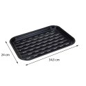 Taca grillowa perforowana 34 cm Płyta grillowa, blacha do pieczenia, wykonana z metalu, idealna do pieczenia mięs, ryb, warzyw, 