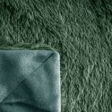 Koc futerkowy TIFFANY 150x200 c. zielony Miękki i przyjemny w dotyku koc o strukturze futra, rozmiar 150 cm x 200 cm, kolor: but