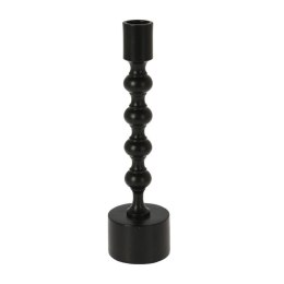 Świecznik czarny w stylu loft 23 cm