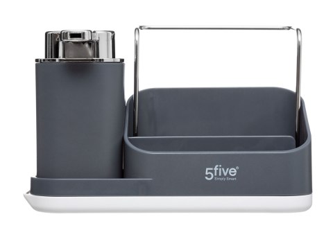 Dozownik na płyn z organizerem Neo Grey