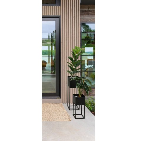 Komplet metalowych kwietników 2 szt